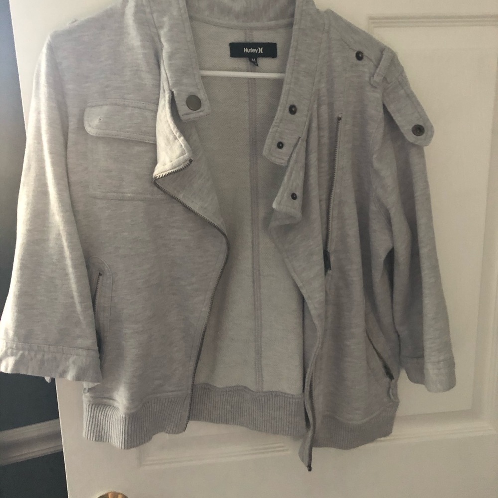 Hurley light grey jacket